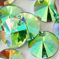 РИВОЛИ 12 mm AB PERIDOT