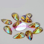 Капля 11*18 мм citrine AB